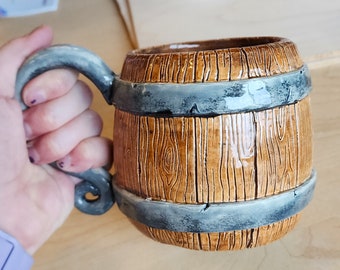 Jarra de barril medieval única en su clase