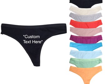 100 cotton thongs