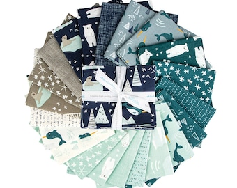 Nice Ice Baby Fat Quarter Bundle by Deena Rutter for Riley Blake Designs