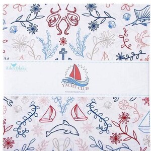 Riley Blake Designs Yacht Club by Amanda Niederhauser 10&quot; Stacker 10-15920-42