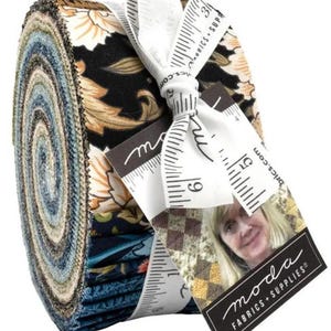 Telas Moda Morris Manor Lo mejor de Morris por Barbara Brackman Jelly Roll 8390JR