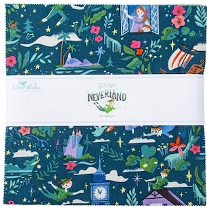 Riley Blake Designs Forever Neverland by Jill Howarth 5&quot; Charm Pack 5-15900-42