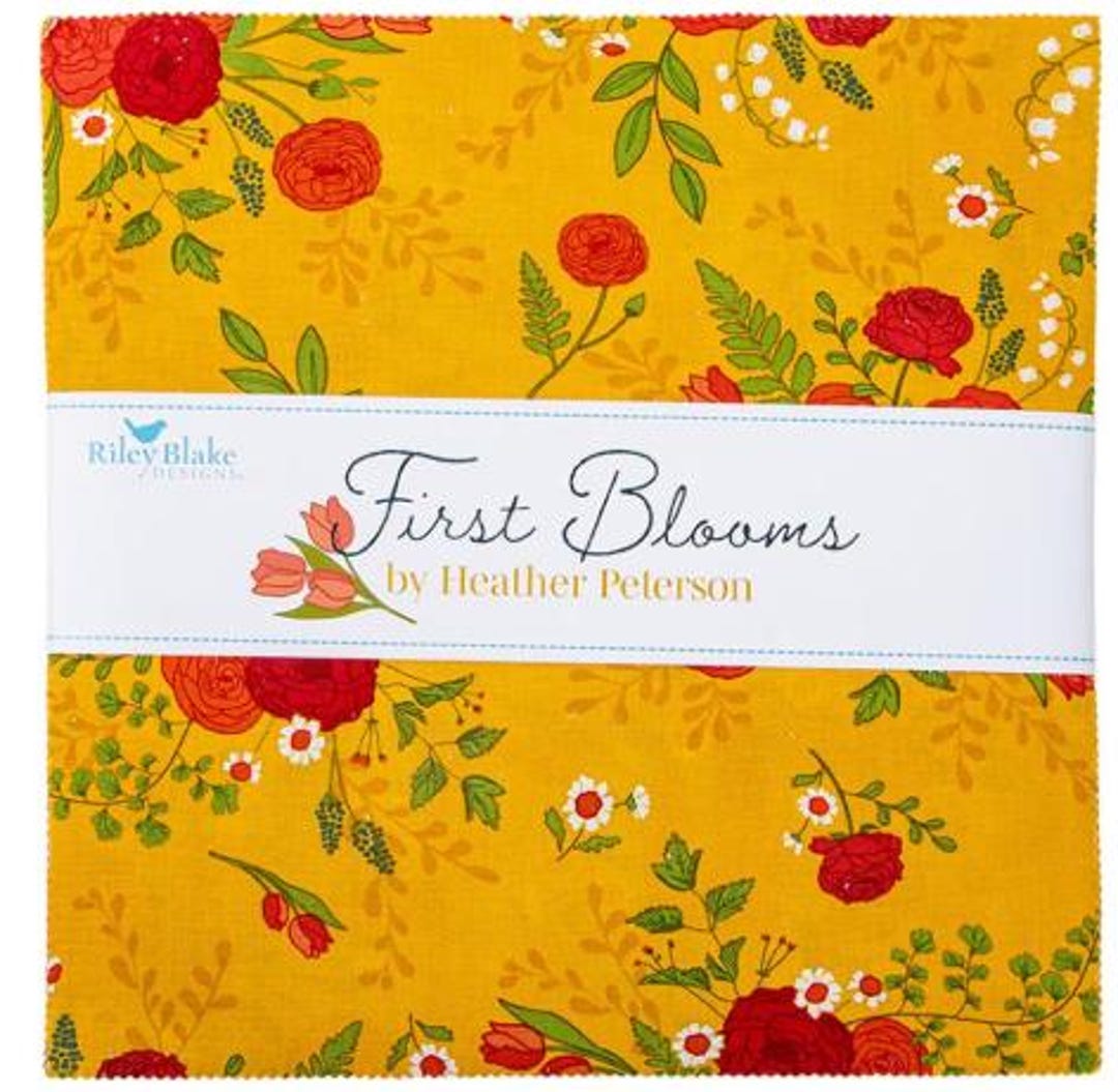 Riley Blake Designs First Blooms by Heather Peterson 10" Stacker 42 ...
