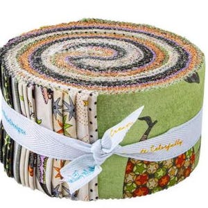 Teresa Kogut Ghoul Friends Rolie Polie 40 2.5-inch Strips Jelly Roll Riley Blake Designs RP-16050-40