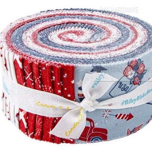 Riley Blake Designs Stars and Stripes Forever by Lori Whitlock Rolie Polie RP-15710-40
