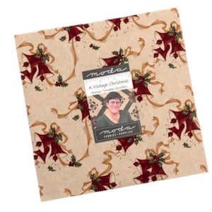 Moda Fabrics Vintage Christmas by Kansas Troubles Quilters 5&quot; Charm Pack 9780-PP