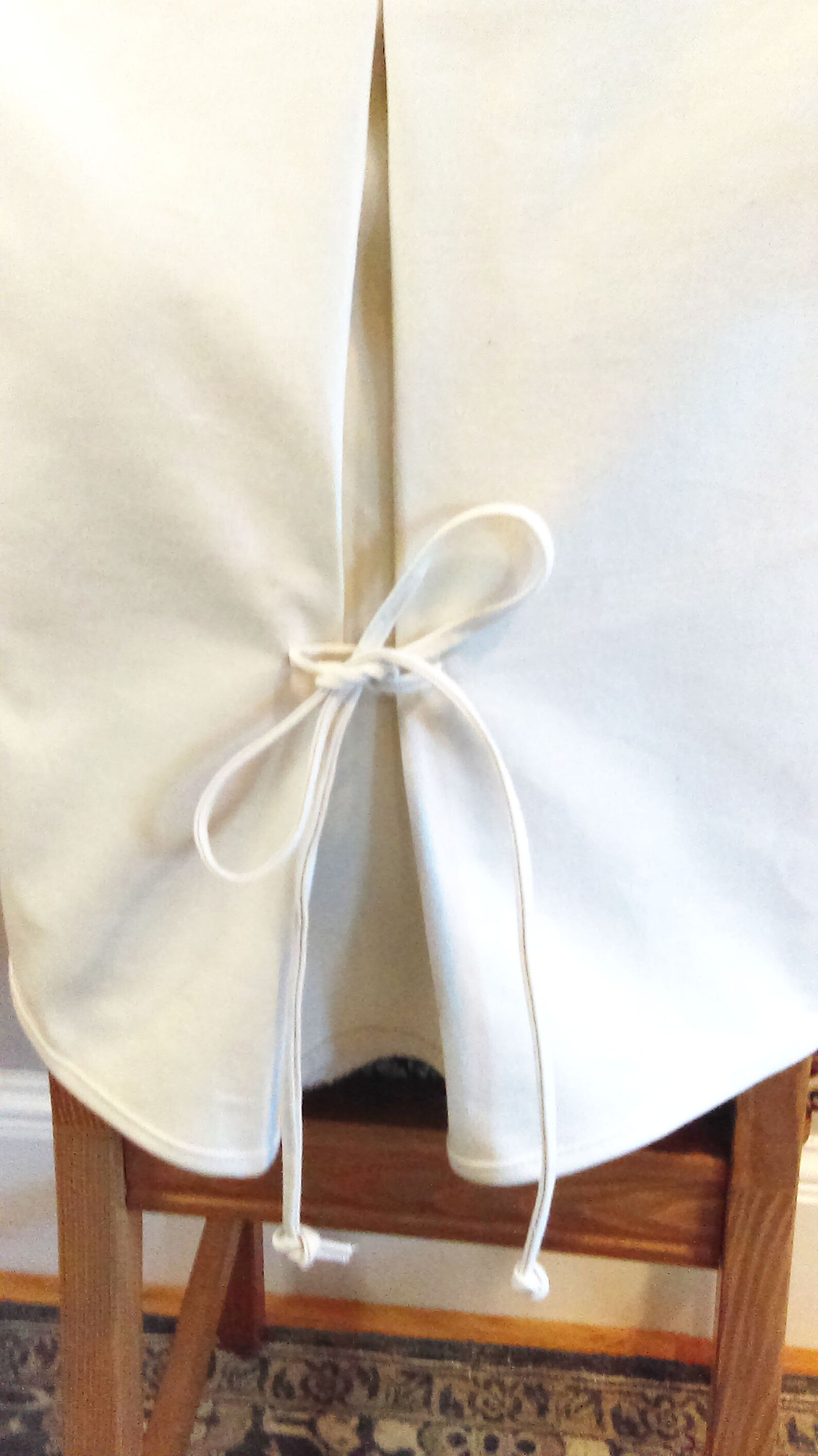 Custom Chair Back Cover with Ties//Chair Caps//Half Chair Back Etsy