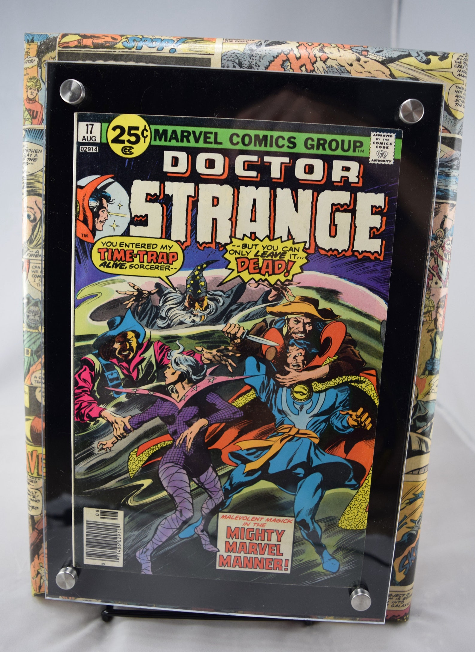 Comic Book Wall Display Marvel Comic Book Art Etsy