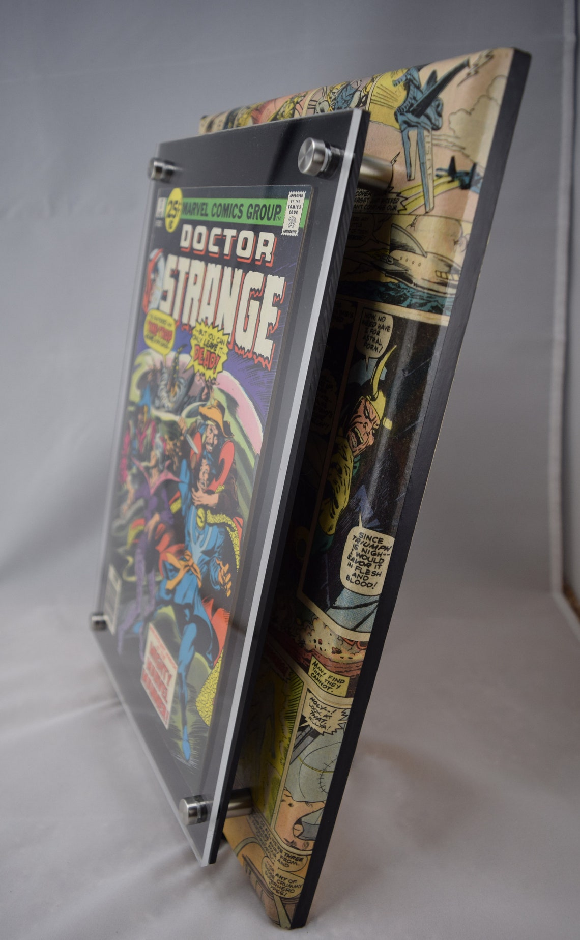 Comic Book Wall Display Marvel Comic Book Art Etsy