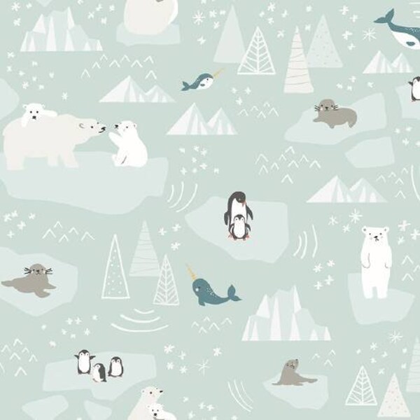 Nice Ice Baby Main Print by Riley Blake Designs (by Half Yard)