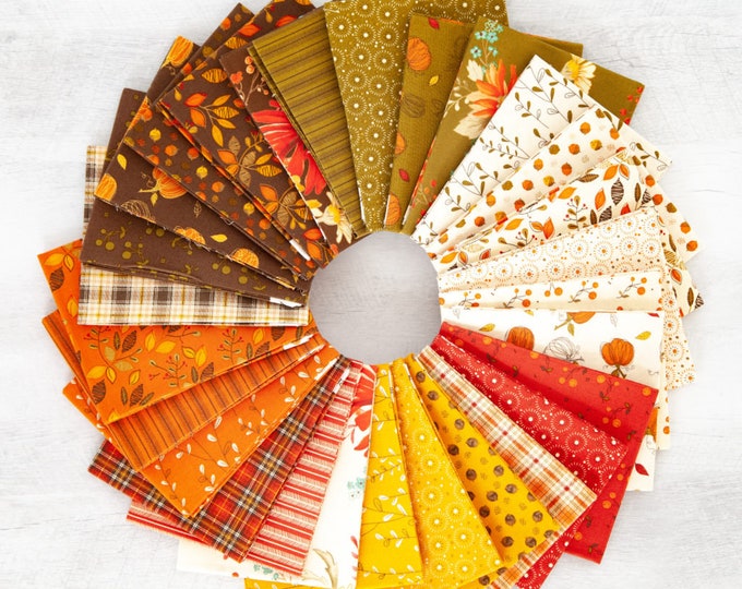 Fat Quarter or Half Yard Adel in Atumn Bundle by Riley Blake Designs - Etsy