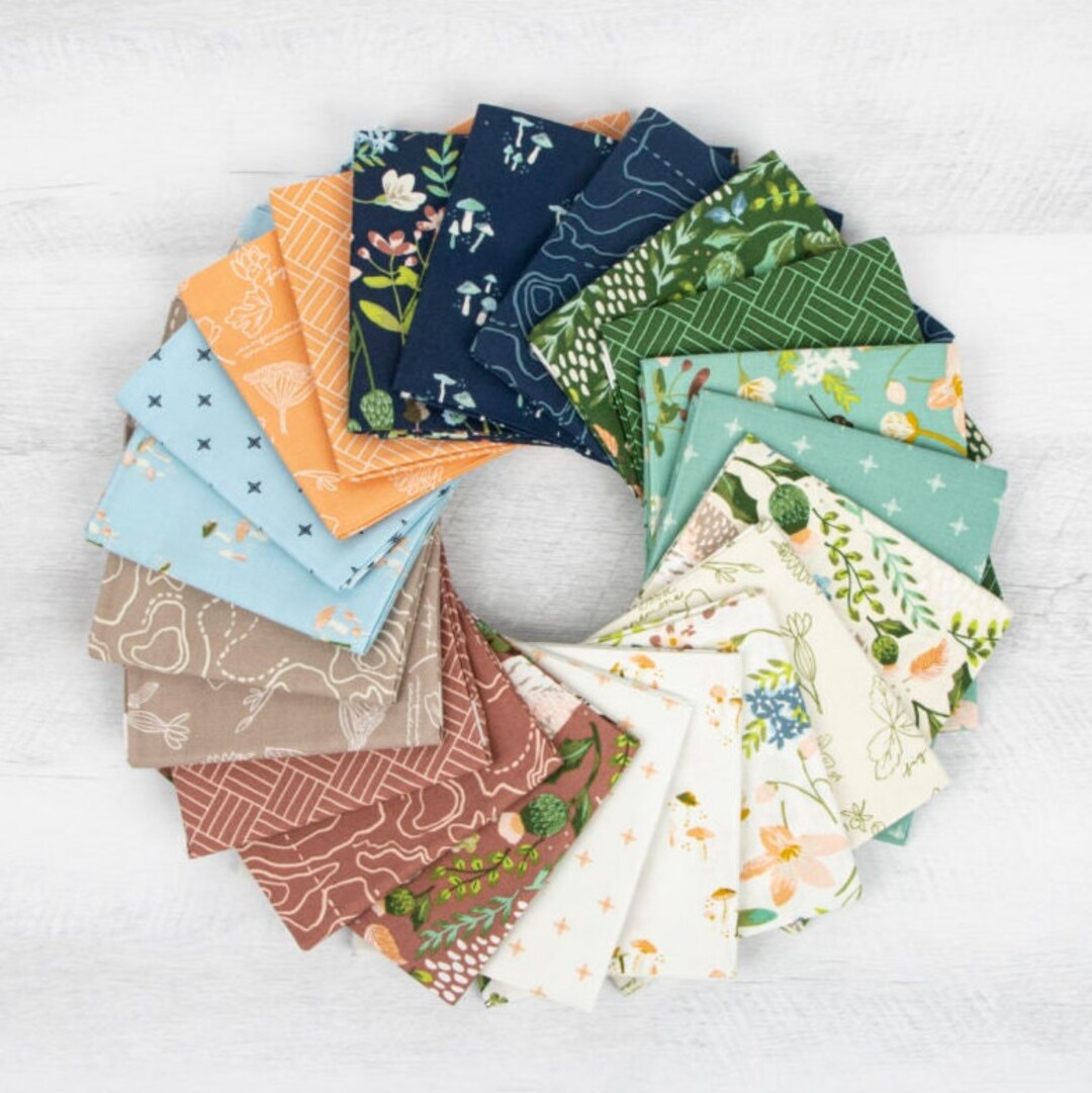 Fat Quarter or Half Yard Wildwood Wander Bundle by Riley Blake Designs ...