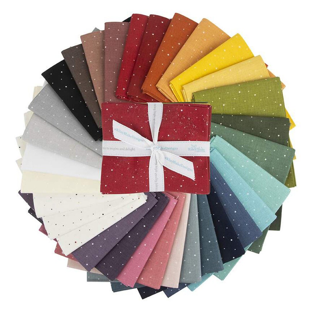 Fat Quarter, Half or One Yard Bundle Dapple Dot by Riley Blake Designs ...