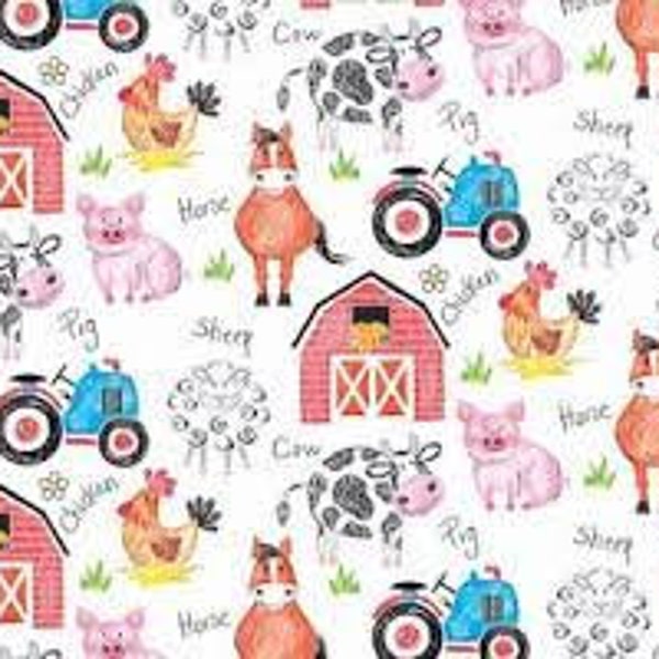 Coloring on the Farm by Riley Blake - Etsy