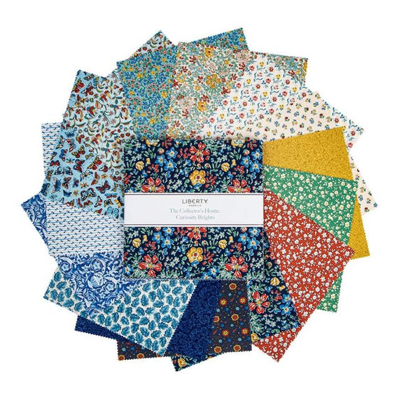 The Collector's Home Curiosity Brights Fat Quarter Bundle by Riley Blake Designs