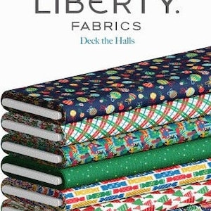 Liberty Deck the Halls Fat Quarter Bundle by Riley Blake Designs