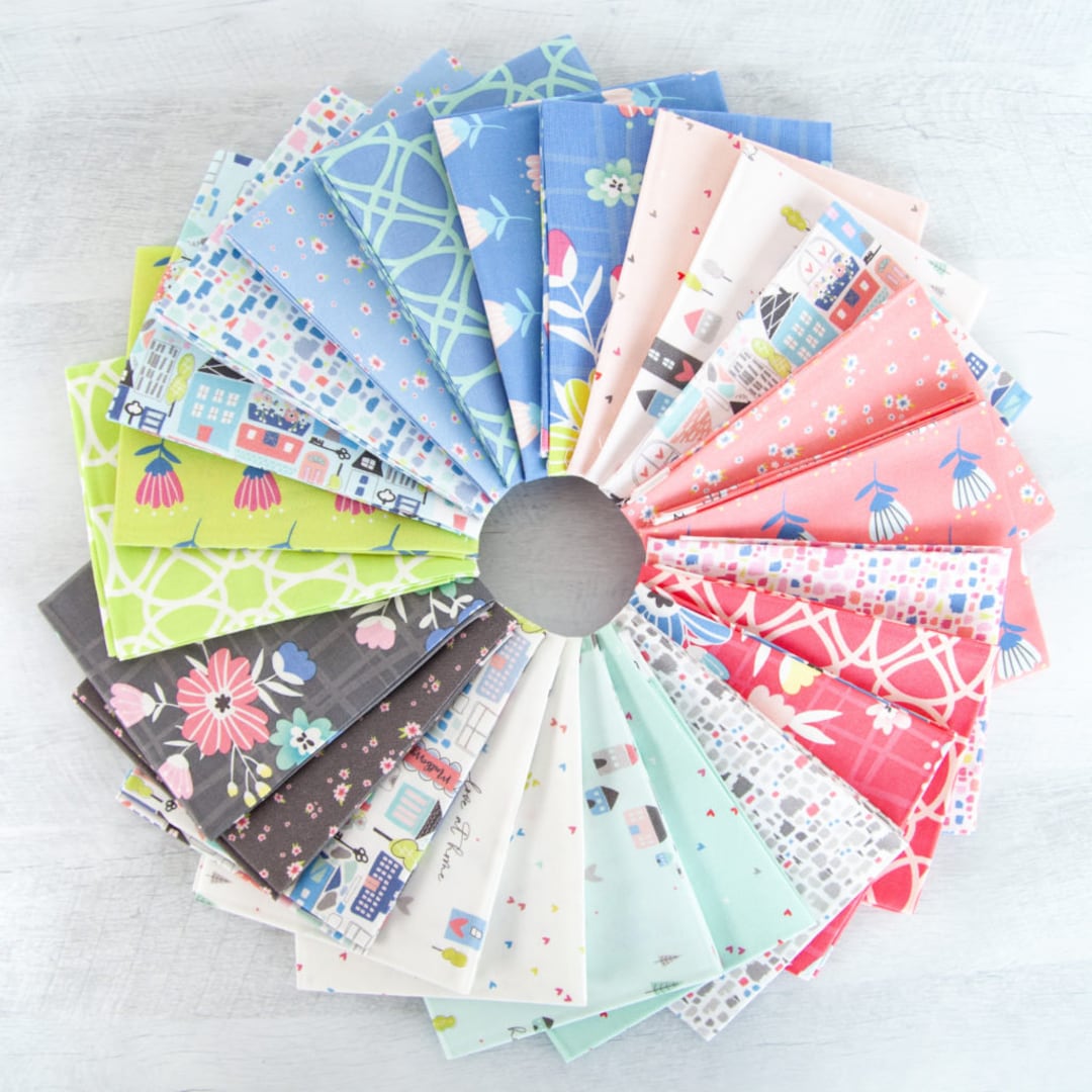 Fat Quarter, Half or One Yard Bundle Mulberry Lane by Riley Blake ...