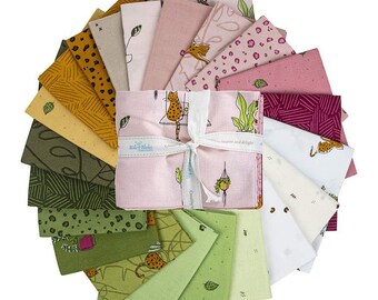 Leafy Keen Fat Quarter or Half Yard Bundle by Riley Blake Designs