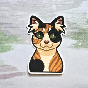 Calico Cat Stickers (Weatherproof Vinyl)