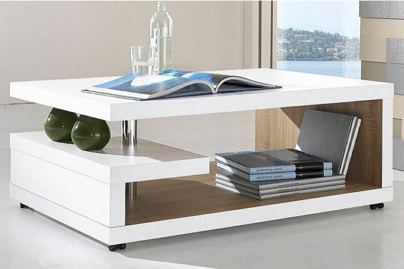 Two Tone Coffee Table Etsy