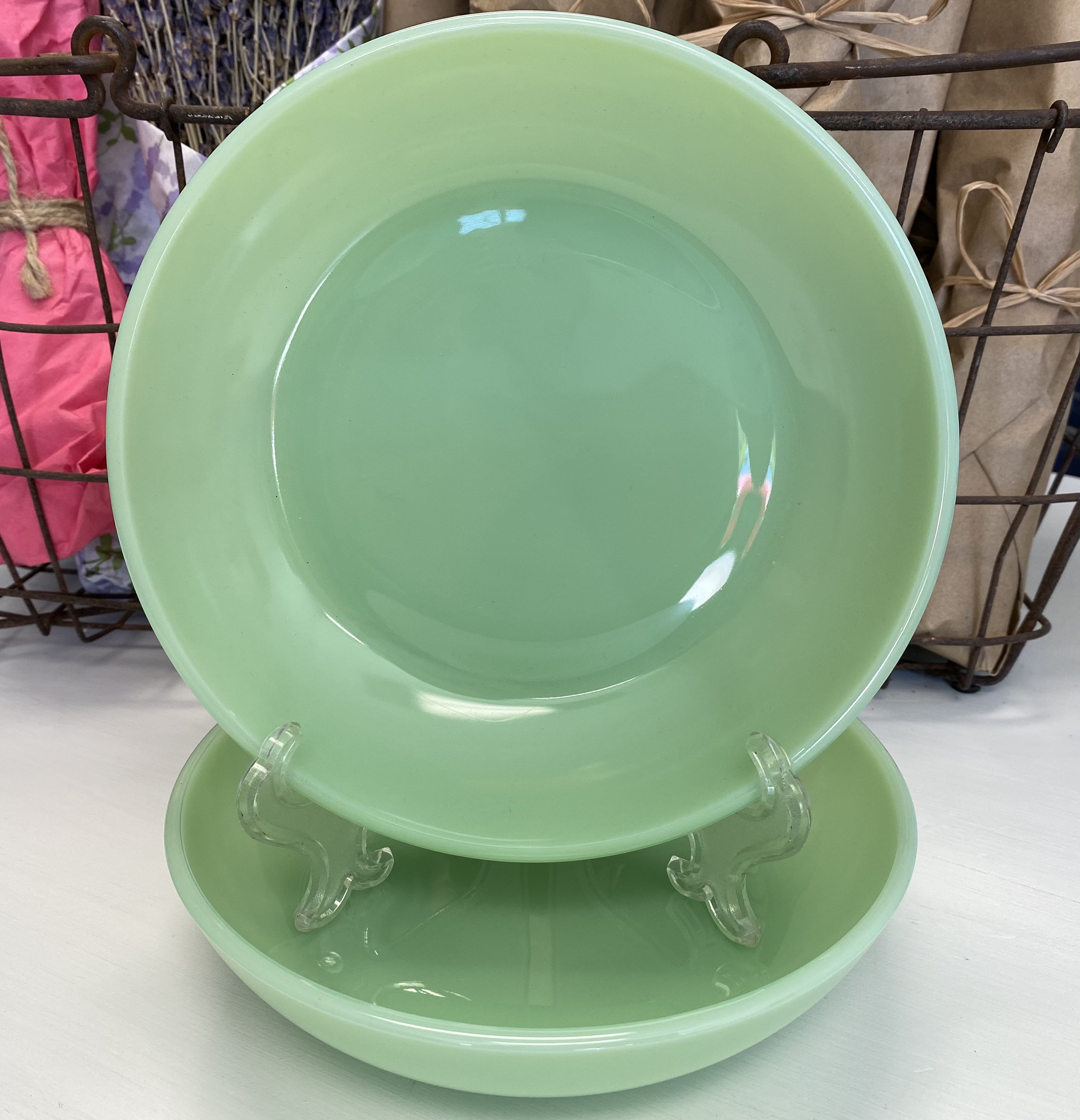 Mosser Jadeite 7.25 Cereal Soup Pasta Serving Bowl Etsy