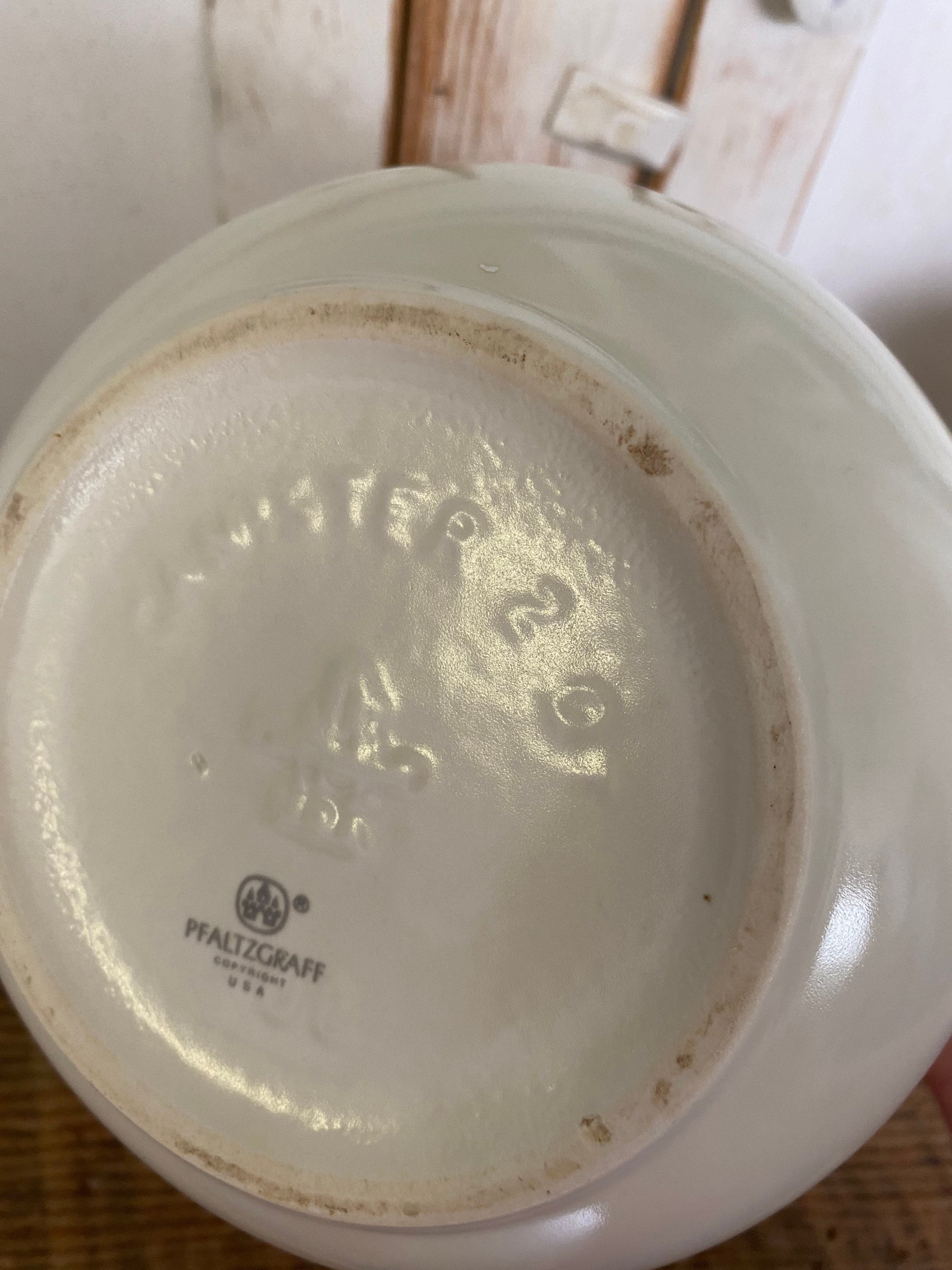 Pfaltzgraff Stoneware Tea Rose Canisters Etsy