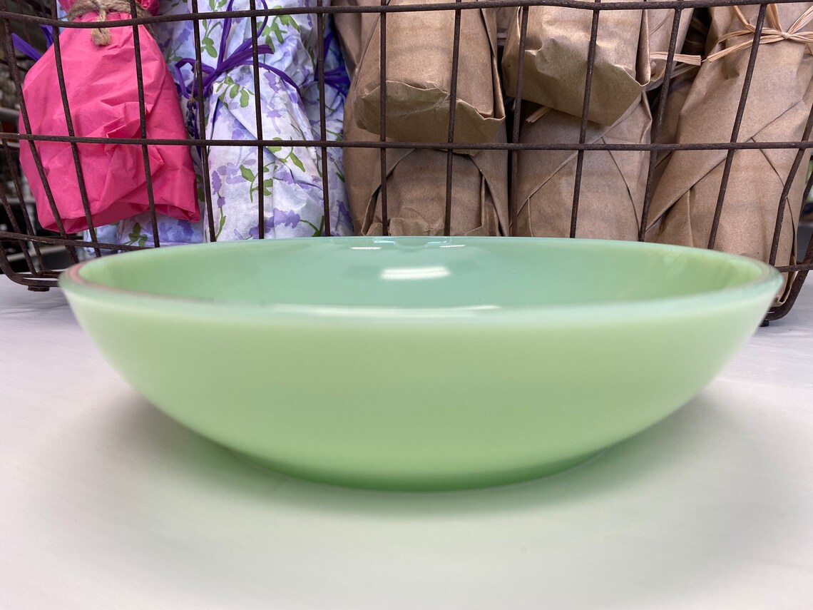 Mosser Jadeite 7.25 Cereal Soup Pasta Serving Bowl Etsy