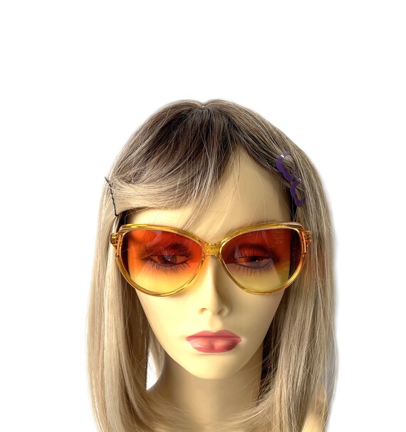 Vintage 80s Womens Sunglasses Model laura W custom Made Brown Gradient Lenses W UV 400 Protection. SZ 57 14 140 Etsy