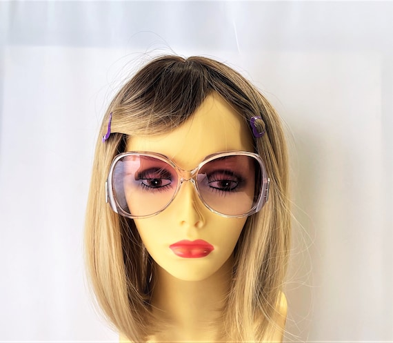 Vintage 70s "ZSA zSA GABOR Oversized Sunglasses M… - image 1