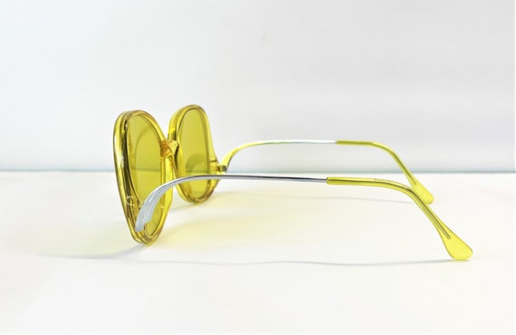 Vintage 1980s Womens Drop-Arm Sunglasses with Cus… - image 6