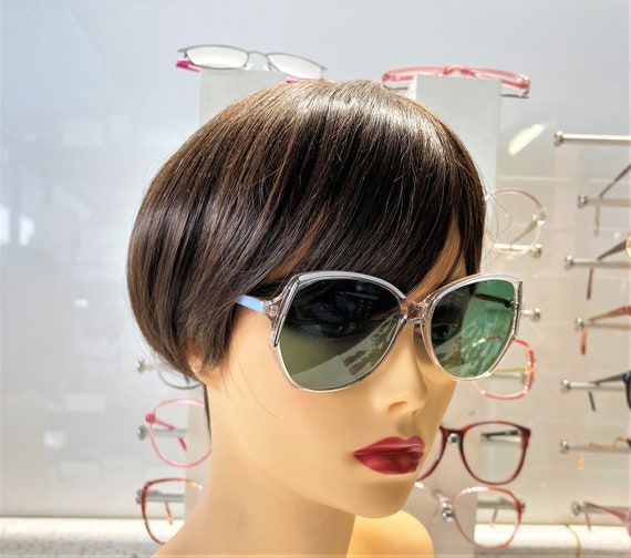 VINTAGE 80s Women's Sunglasses With Custom Made E… - image 3
