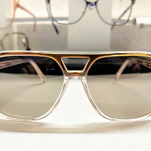 Vintage 1970s Double Bridged Eye Glass Frames Model - Etsy