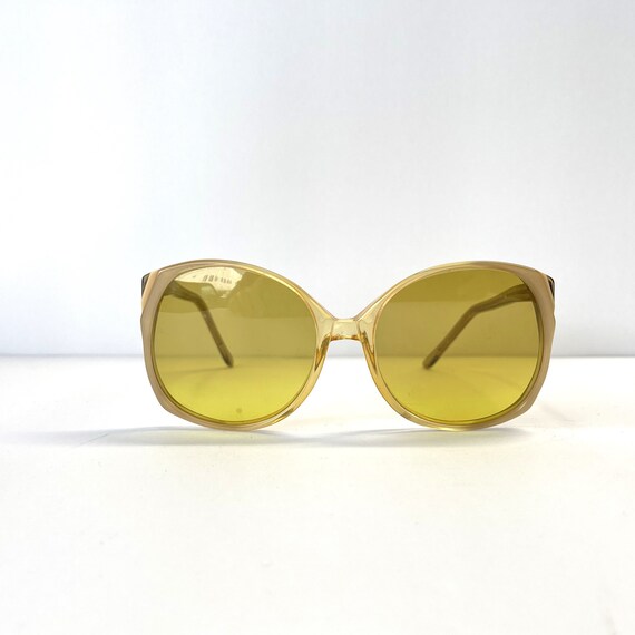 Vintage70s Womens sunglasses With Custom Made Gol… - image 4