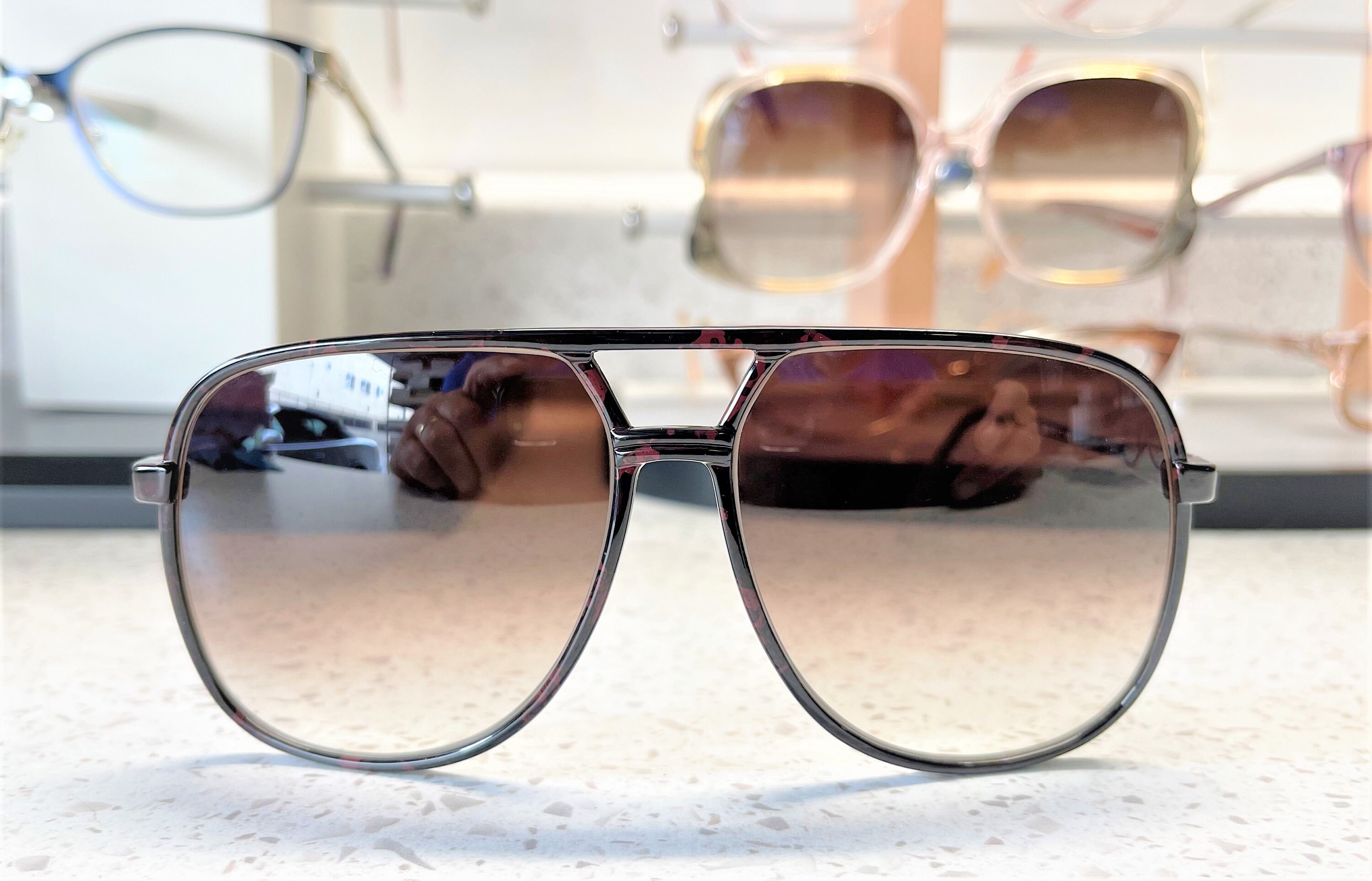 Vintage 70s Unisex Double Bridged 