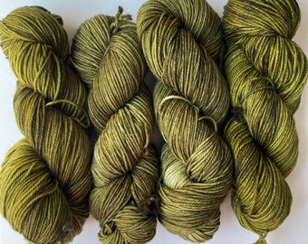 Hand dyed yarn