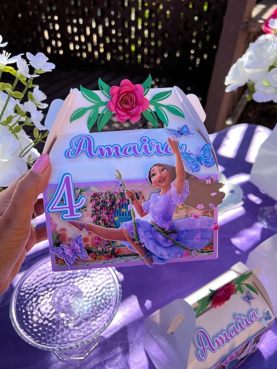 Encanto Favor Boxes  Isabela Treat Boxes  Isabela Party