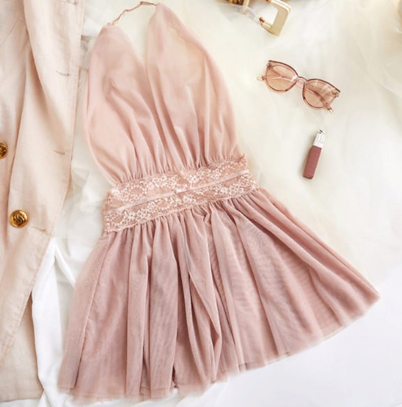 Honeymoon Dress Babydoll With Free Shipping Etsy