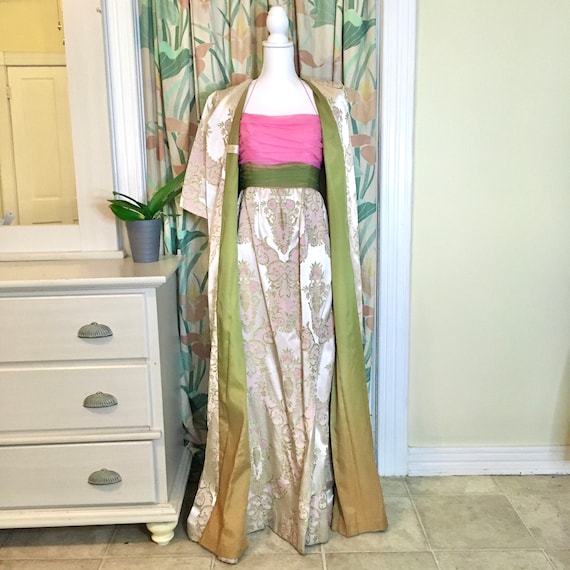 Vintage Two Piece Formal Dress