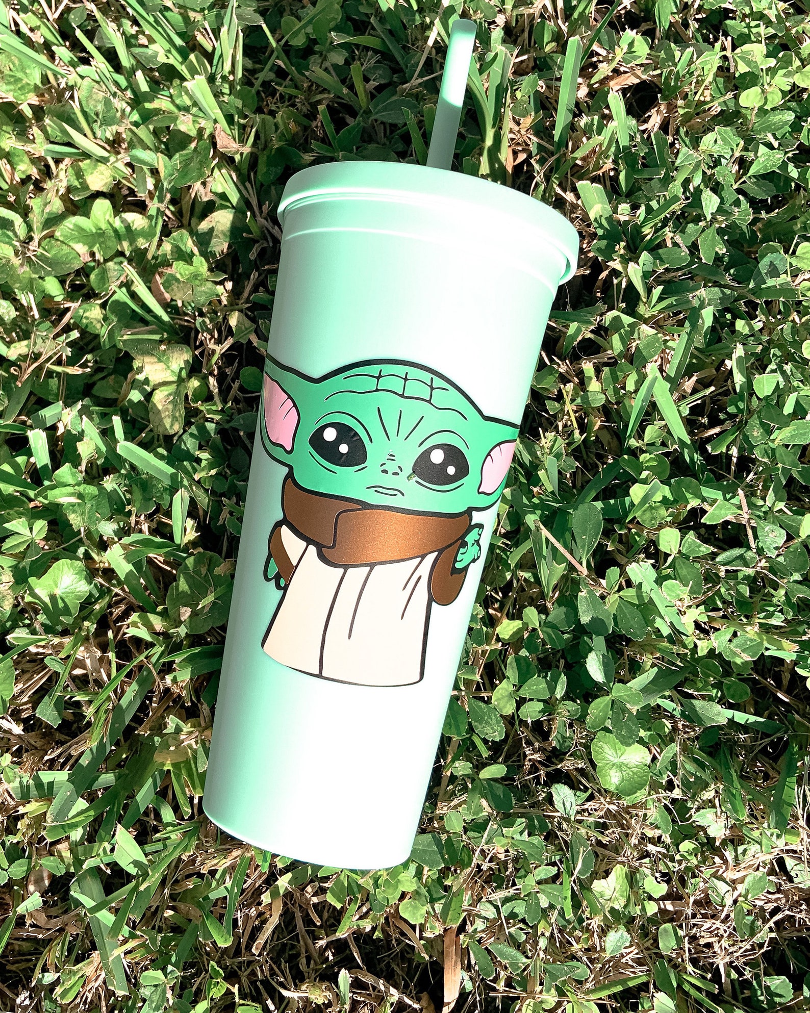 BABY YODA / cold cup / tumbler / strata cup Etsy