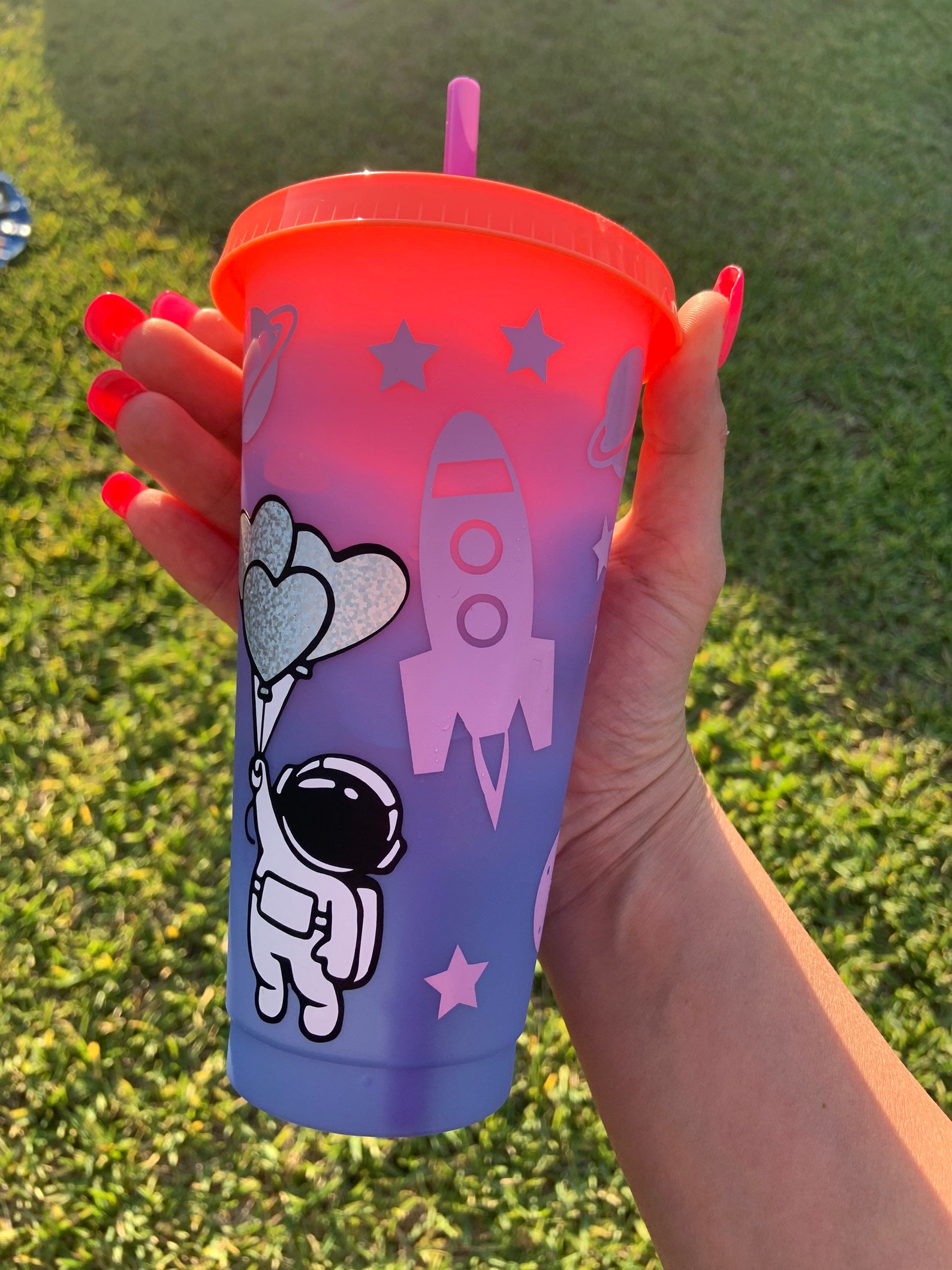 Raum Galaxie Farbe ändern Tasse | Etsy