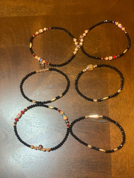 Authentic West African Crystal Anklet Beads for Women style Etsy