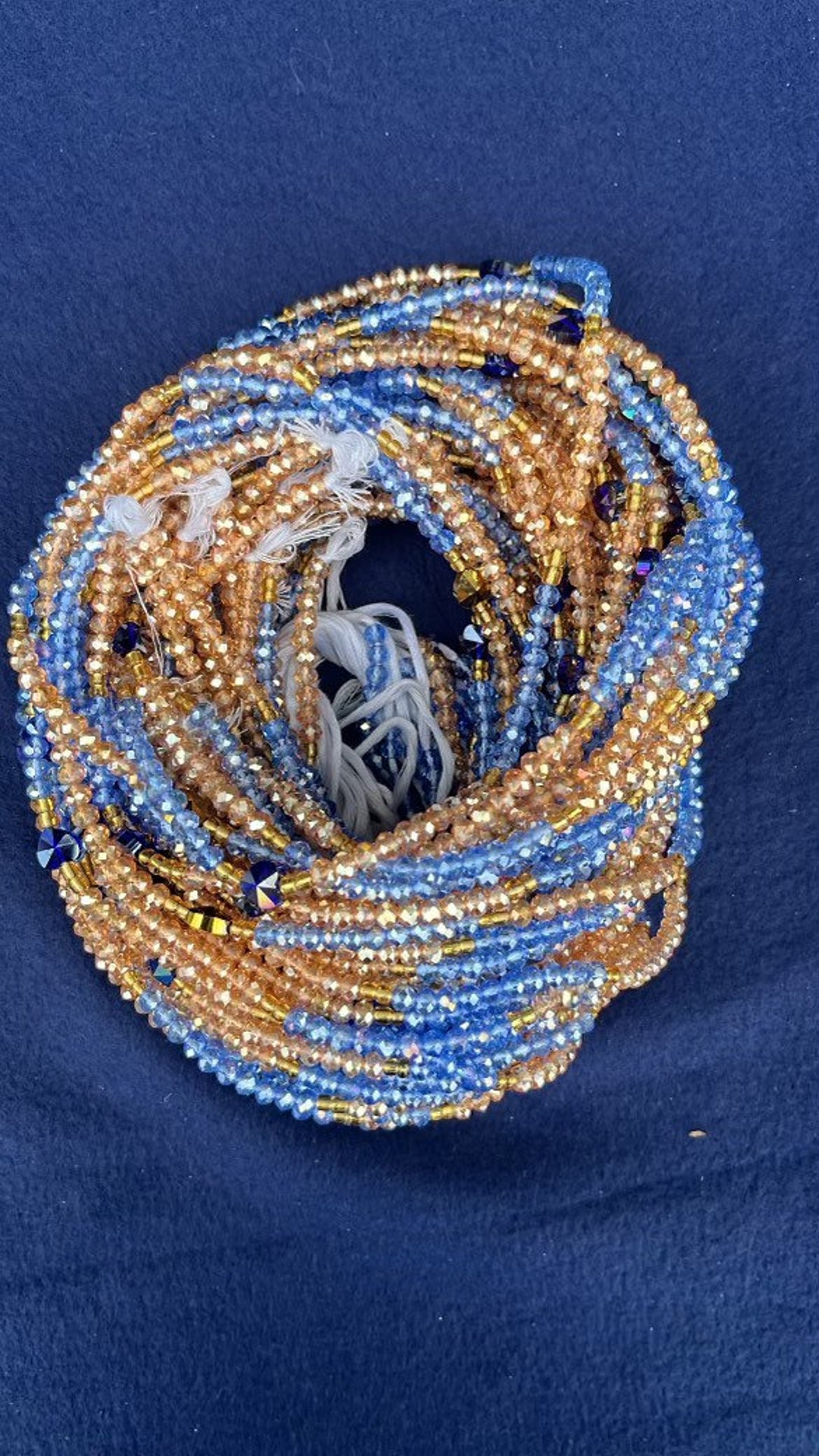 Authentic West African Crystal Waist Beads for Women style Etsy