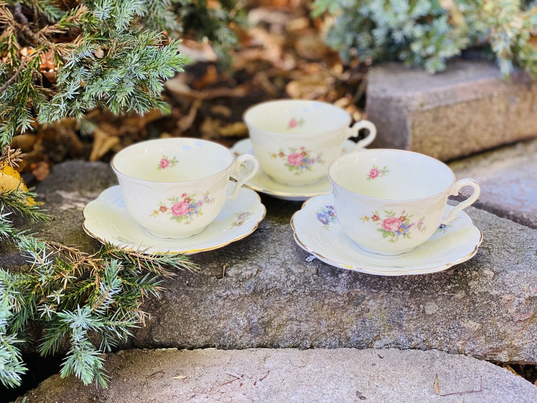 Swedish Vintage Coffee Tea Cups by Hackefors, Swedish Vintage Cups ...