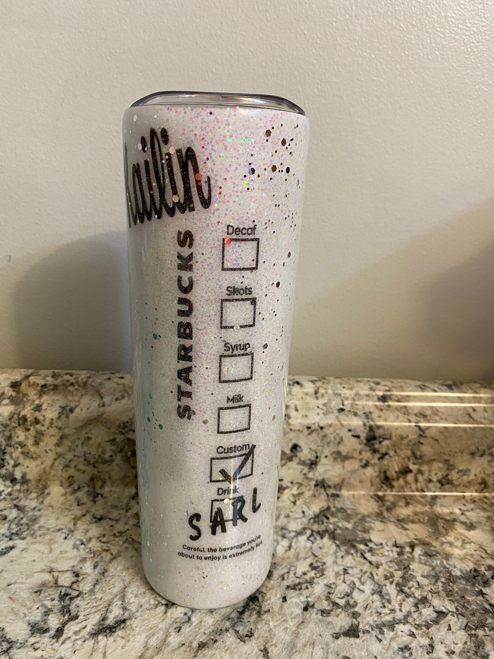 starbucks beige tumbler