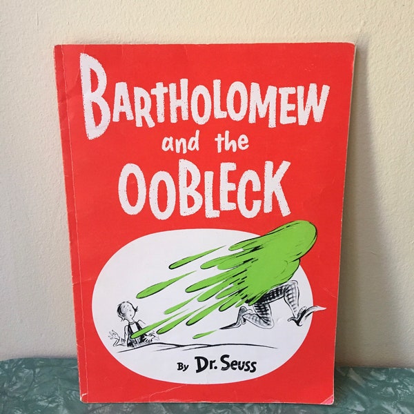 Vintage Dr. Seuss Bartholomew and the Oobleck 1977 Paperback