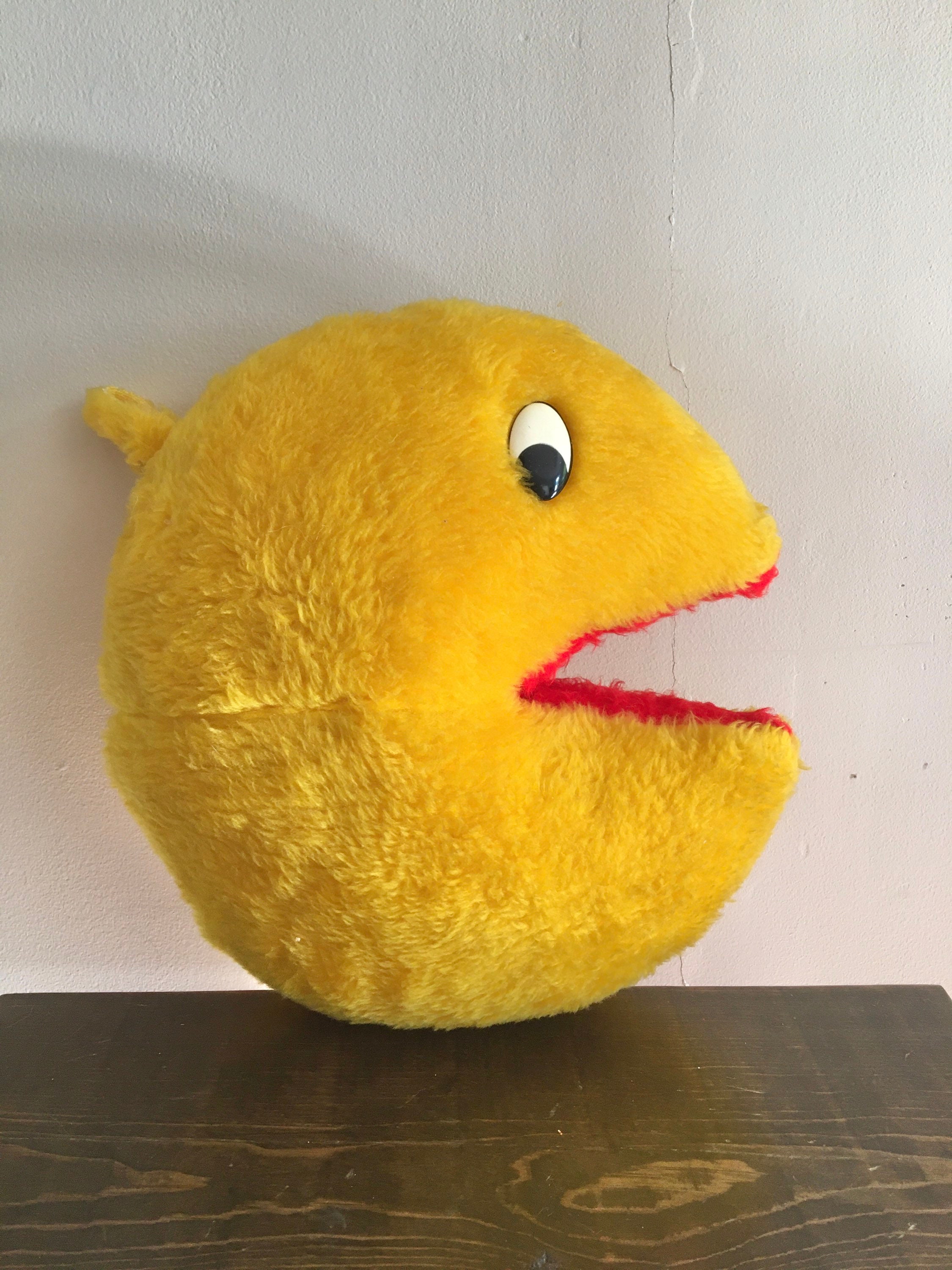 Vintage Pac man Plush Etsy UK