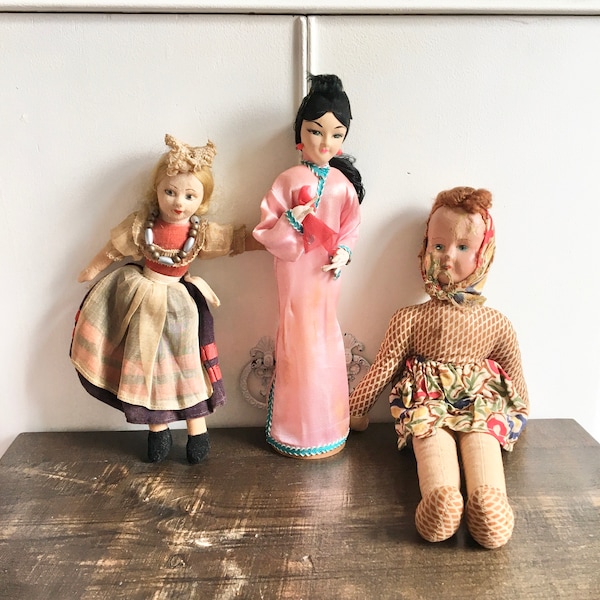 Antique Doll Lot Etsy