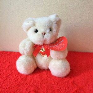 Vintage Carlton Cards Keepsake Bear With Heart Locket