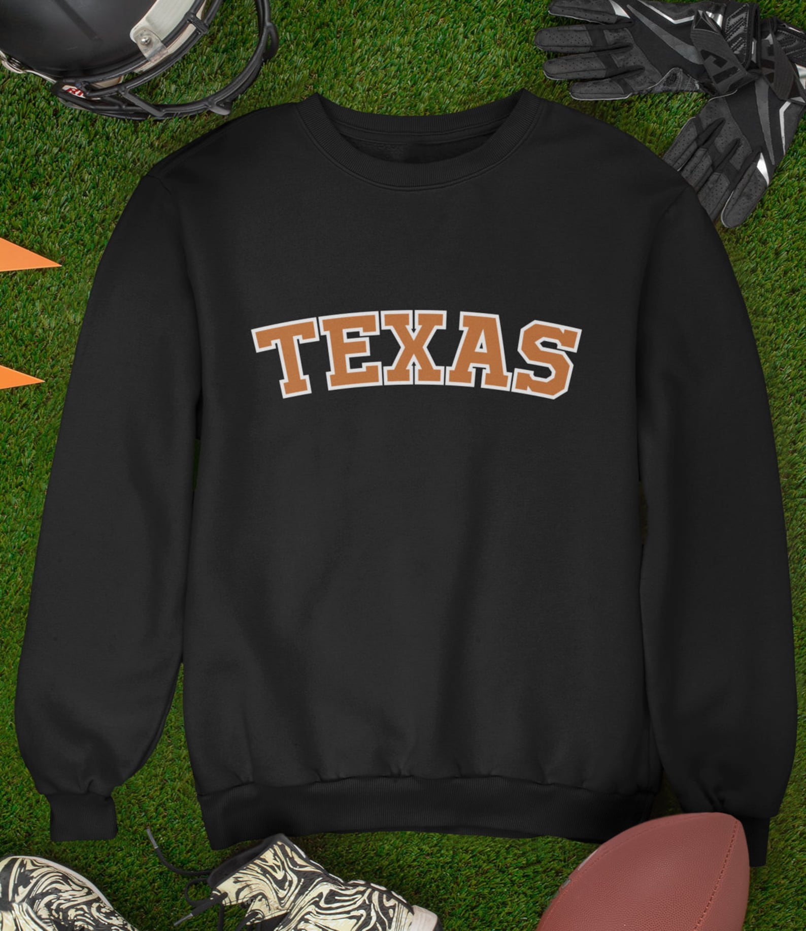 Vintage Texas Sweatshirt Texas sports fan crewneck Etsy