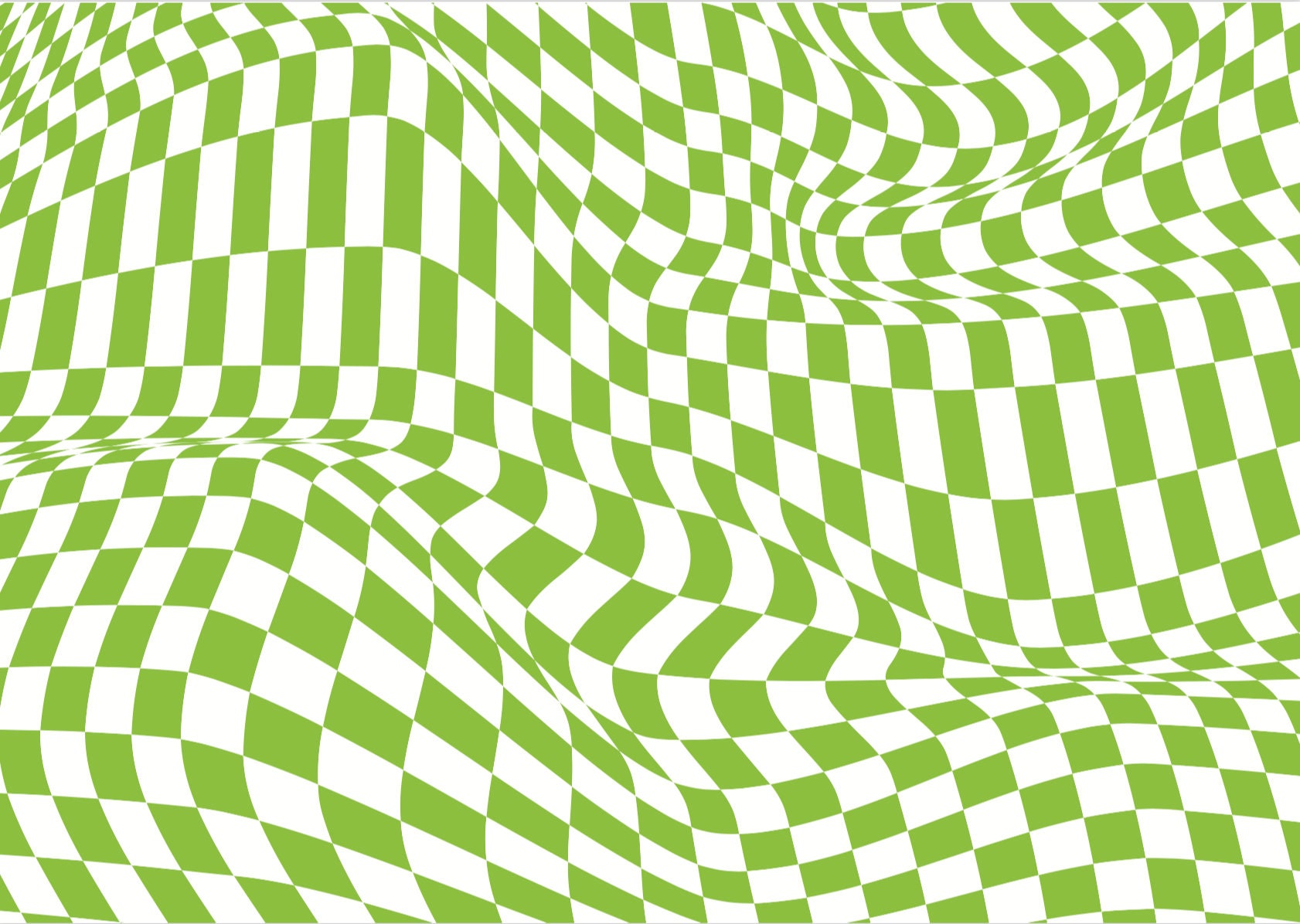 Lime Green Wavy Checkerboard Backdrop Print Etsy
